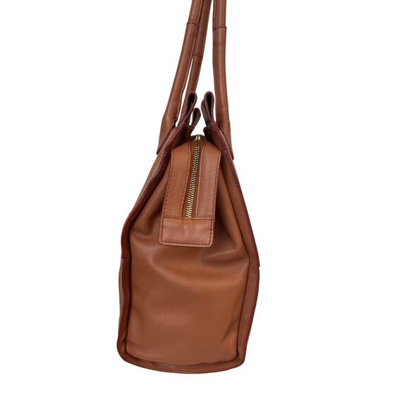 SEE BY CHLOE Cognac Leather Tote with Original Star Charm EUC - Picture 10 of 12